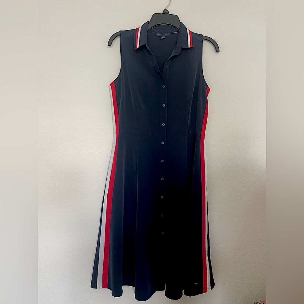 (3 for $19) Cute Tommy button down dress. Size S